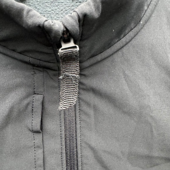 Under Armour Fleece Pullover Men's Size L Black 1/4 Zip Storm Sweater - Picture 6 of 15